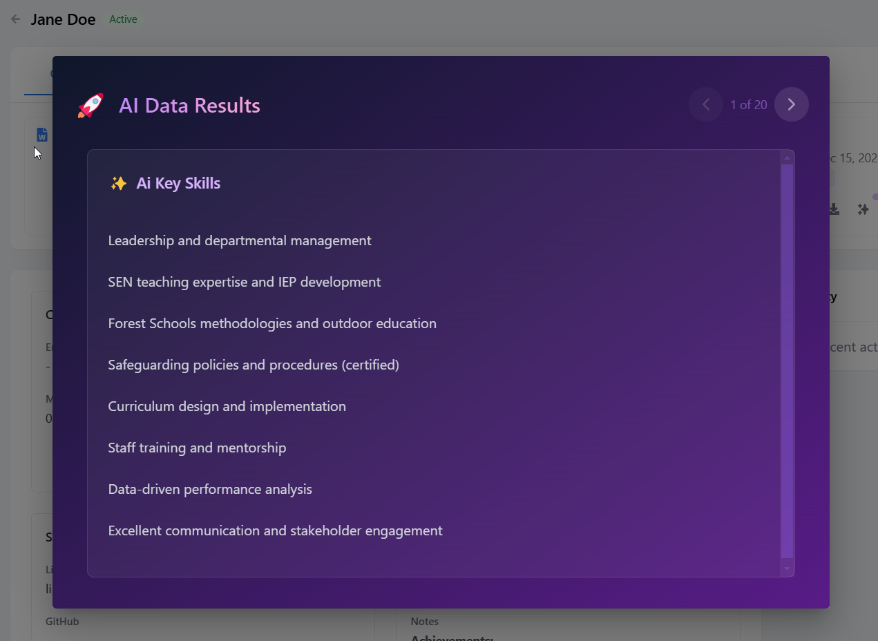 StaffRocket AI Dashboard
